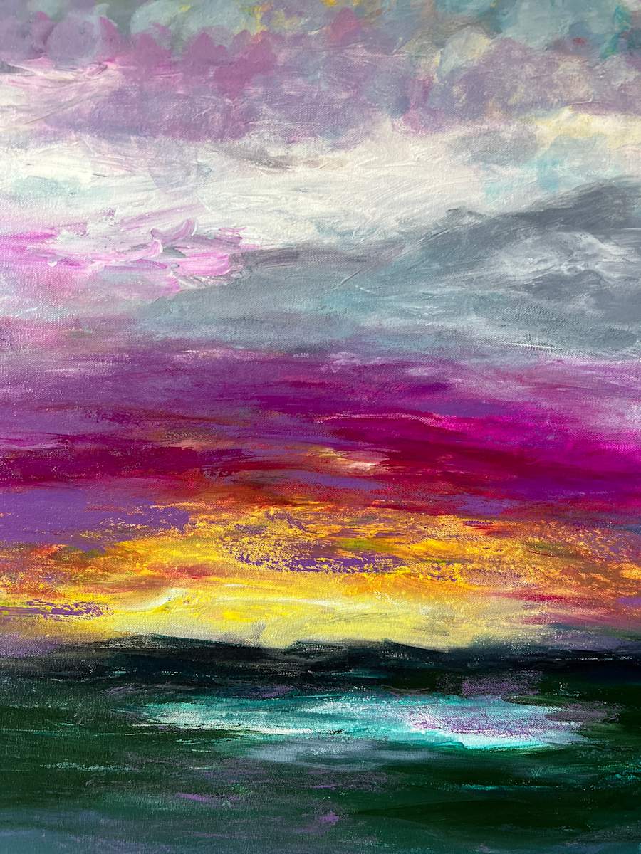 Sunset In Pink 1/25 by Una Paris 