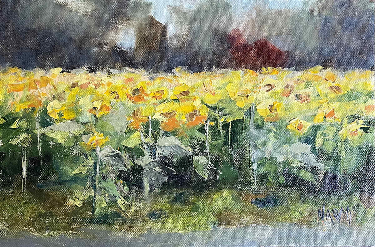 Sunflower Field by Naomi Tiry Salgado  Image: iPhone image. 