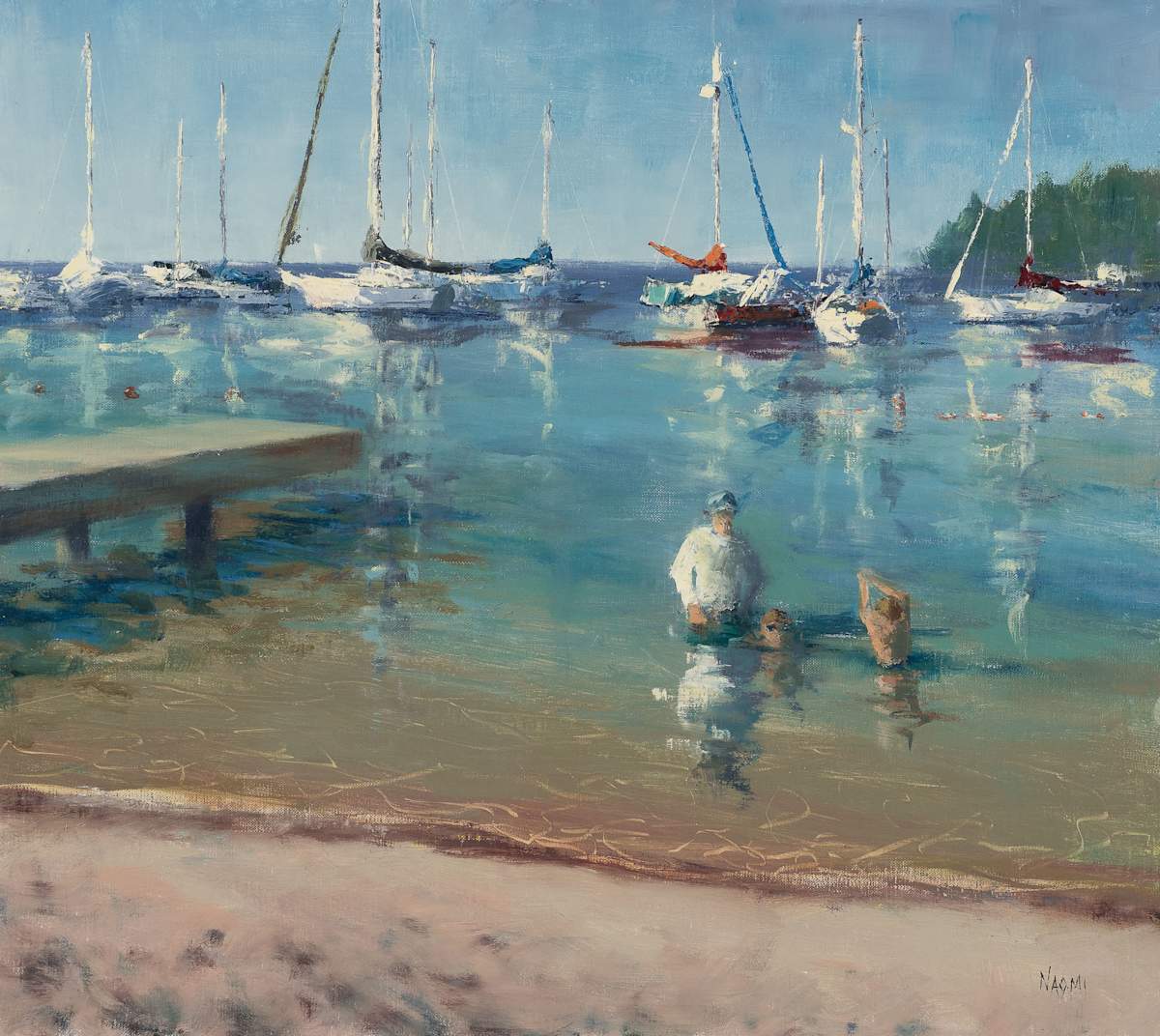 Patiently Wading by Naomi Tiry Salgado, Image 2.