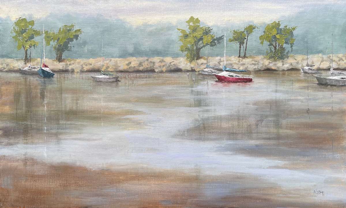 Waiting for the Wind by Naomi Tiry Salgado  Image: this painting looks best in person no matter how I photograph it.