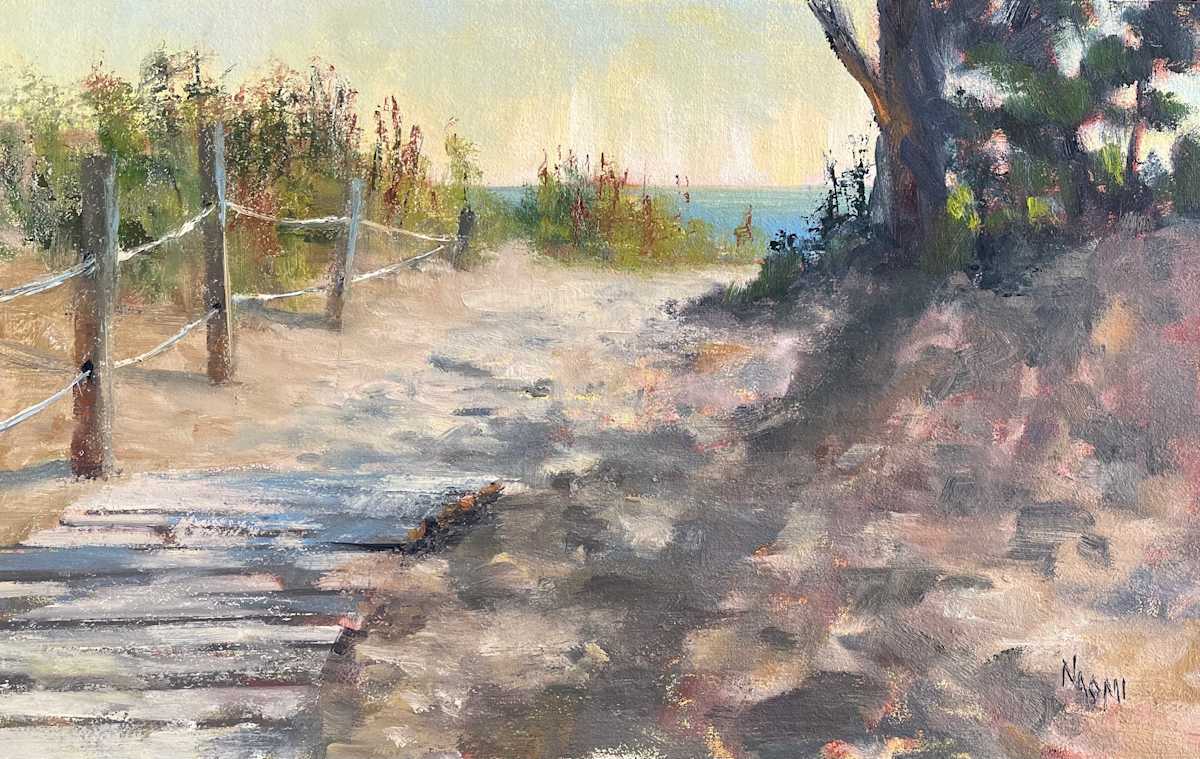 Where the Boardwalk Ends - Study" by Naomi Tiry Salgado, Image 1.