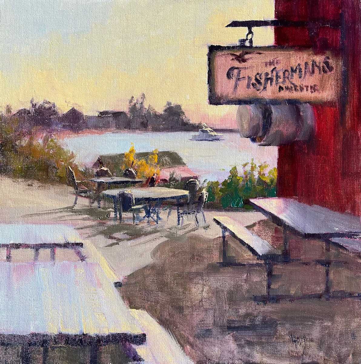 Morning At the Fish Market by Naomi Tiry Salgado  Image: iPhone image.