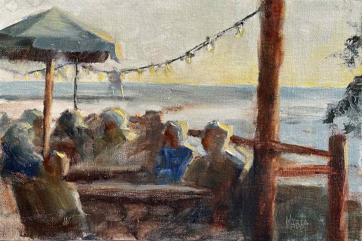 Happy Hour on the Roof by Naomi Tiry Salgado  Image: iPhone image.