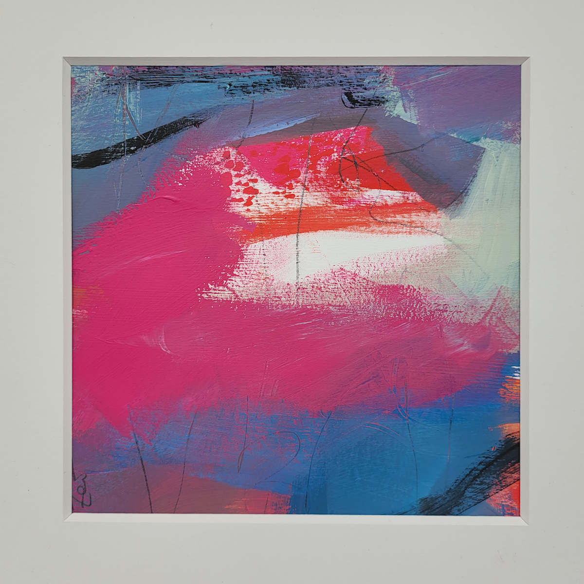 give space by Barbara Zeiselmeier  Image: with white passepartout