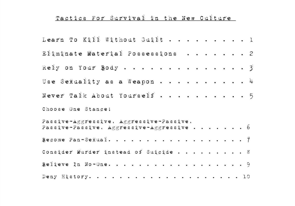 Tactics for  Survival in the CUlture by G.H. Hovagimyan  Image: Tactics for Survival (in the New Culture)
