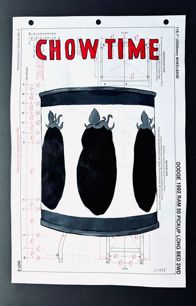 Chow Time by Jennie Carr 