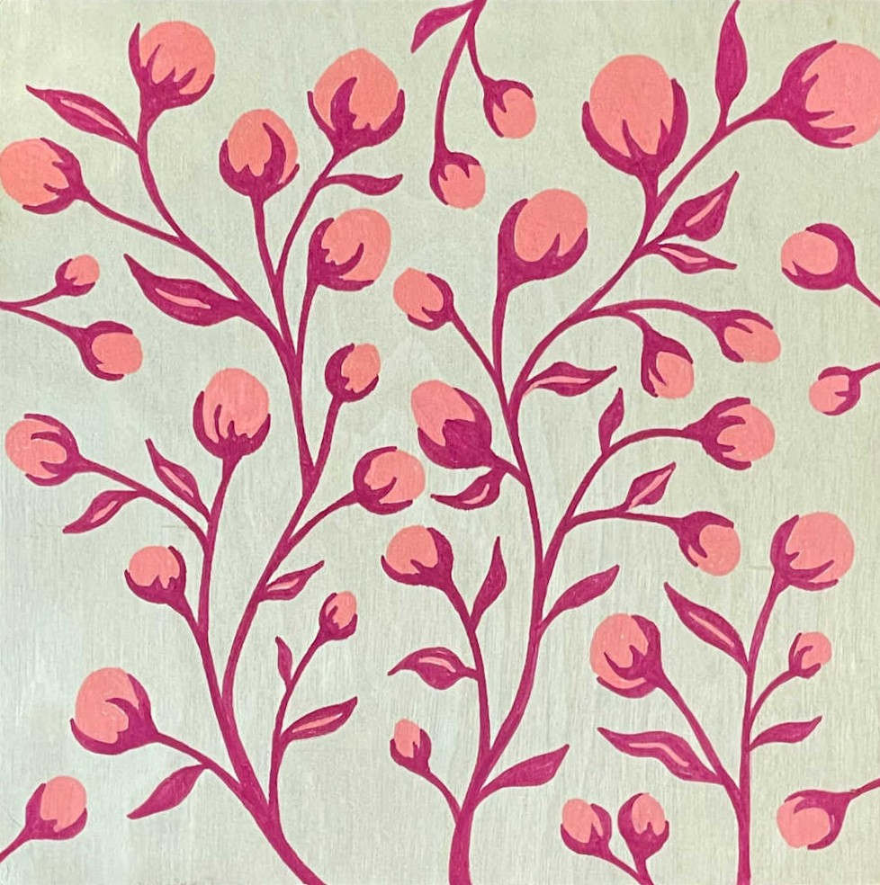 Pink/Red Block by Phoebe Polk 