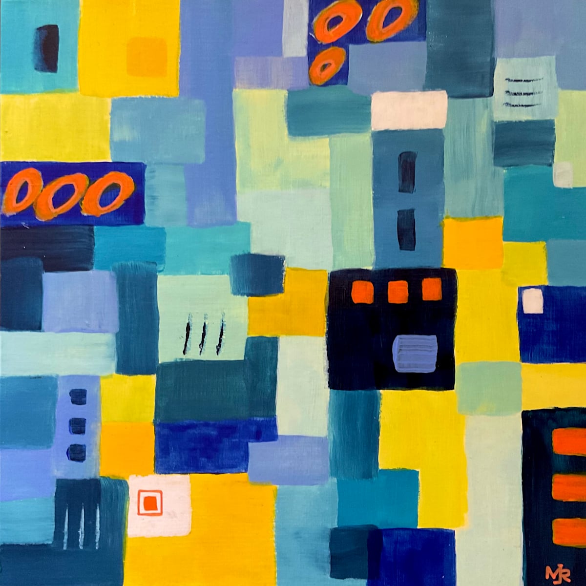 City at Dusk by Maria Juster Ralescu, Image 1.