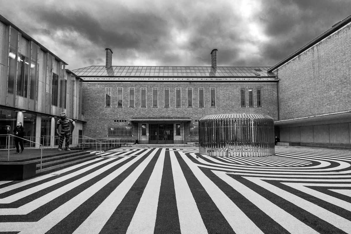 Courtyard Boijmans, Rotterdam, The Netherlands by Julie O'Connor 
