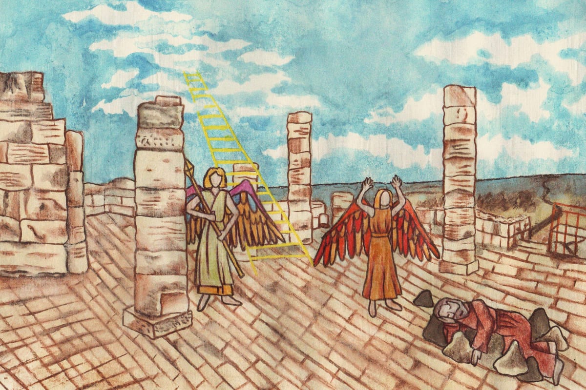 Ein Avdat Morning by Rita Adams 