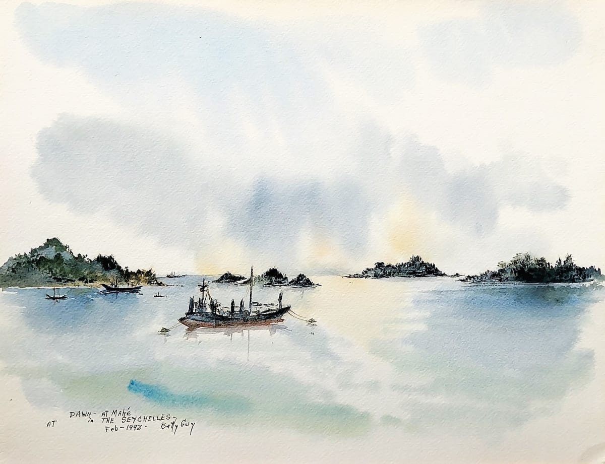 Dawn-At Mahein The Seychelles by Betty Guy 