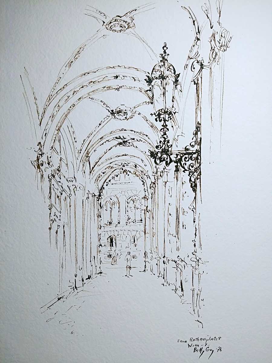 From Rathausplatz Wien -1- by Betty Guy 