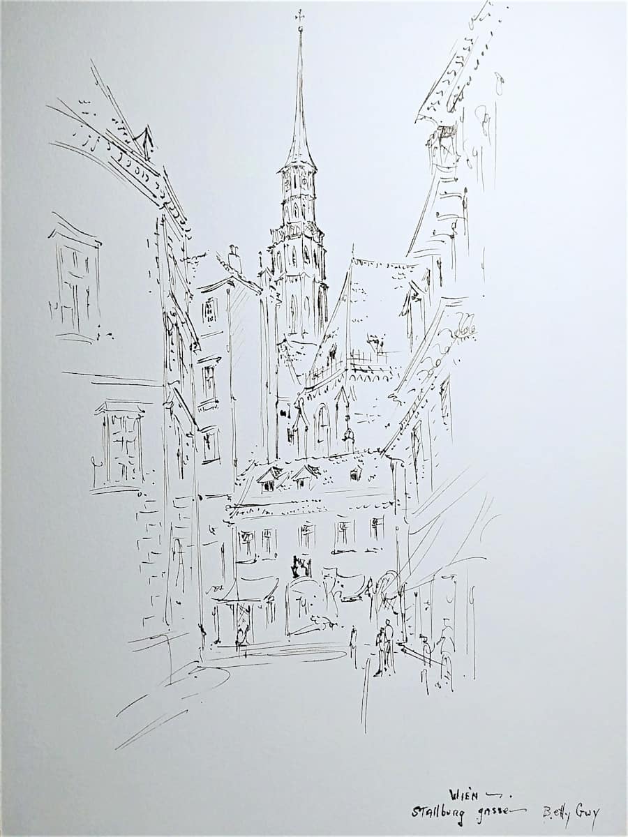 Wien Stallburg gasse by Betty Guy 