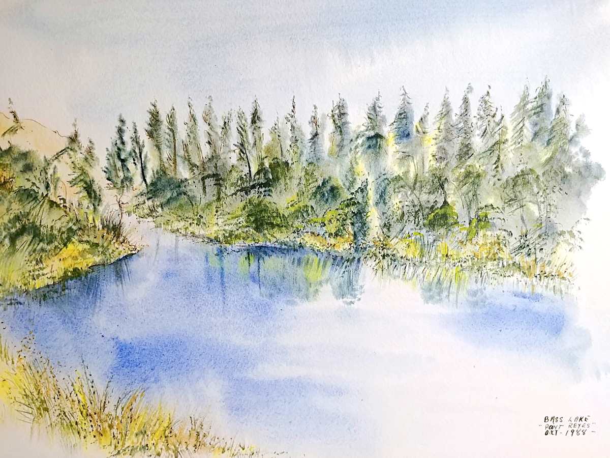 Bass Lake "Point Reyes" by Betty Guy 