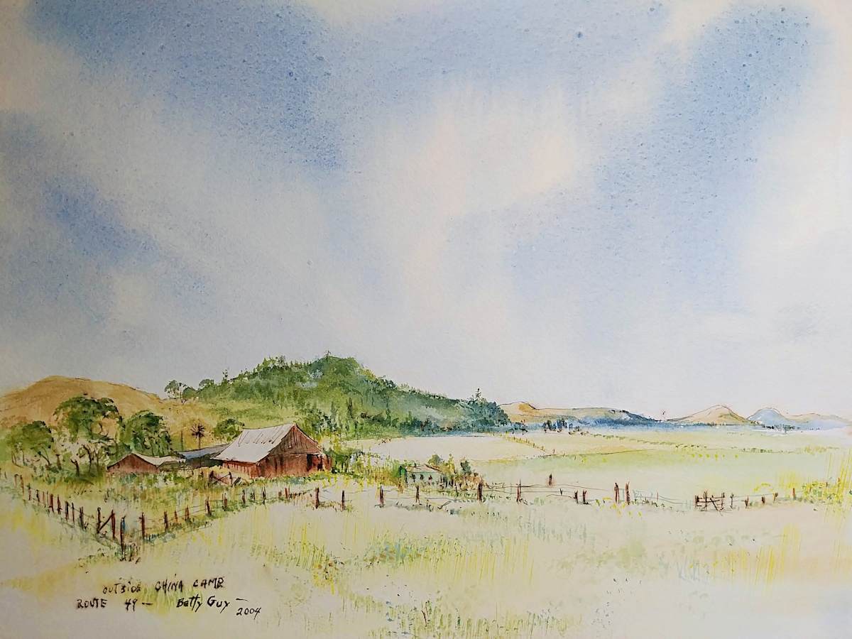 Outside China Camp Route 49 by Betty Guy 