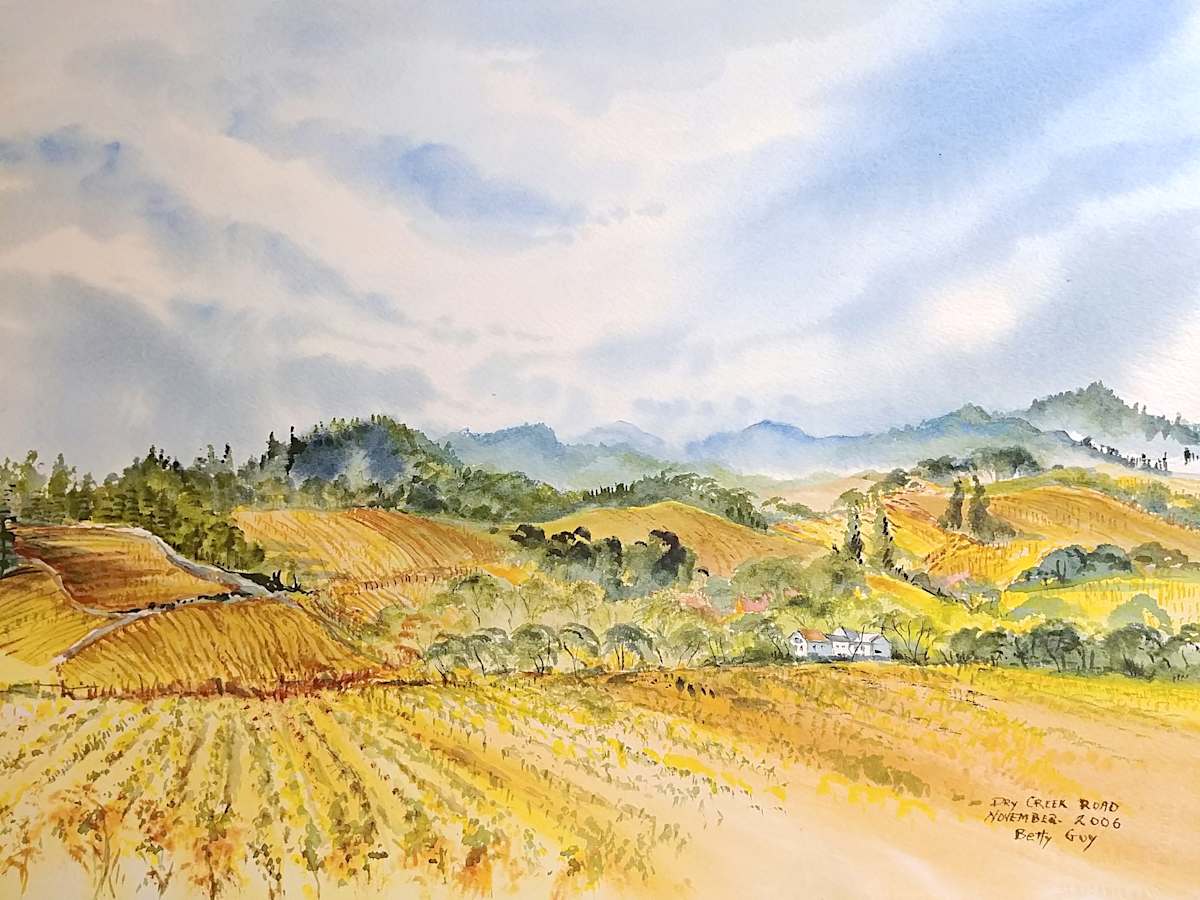 Dry Creek Road by Betty Guy 