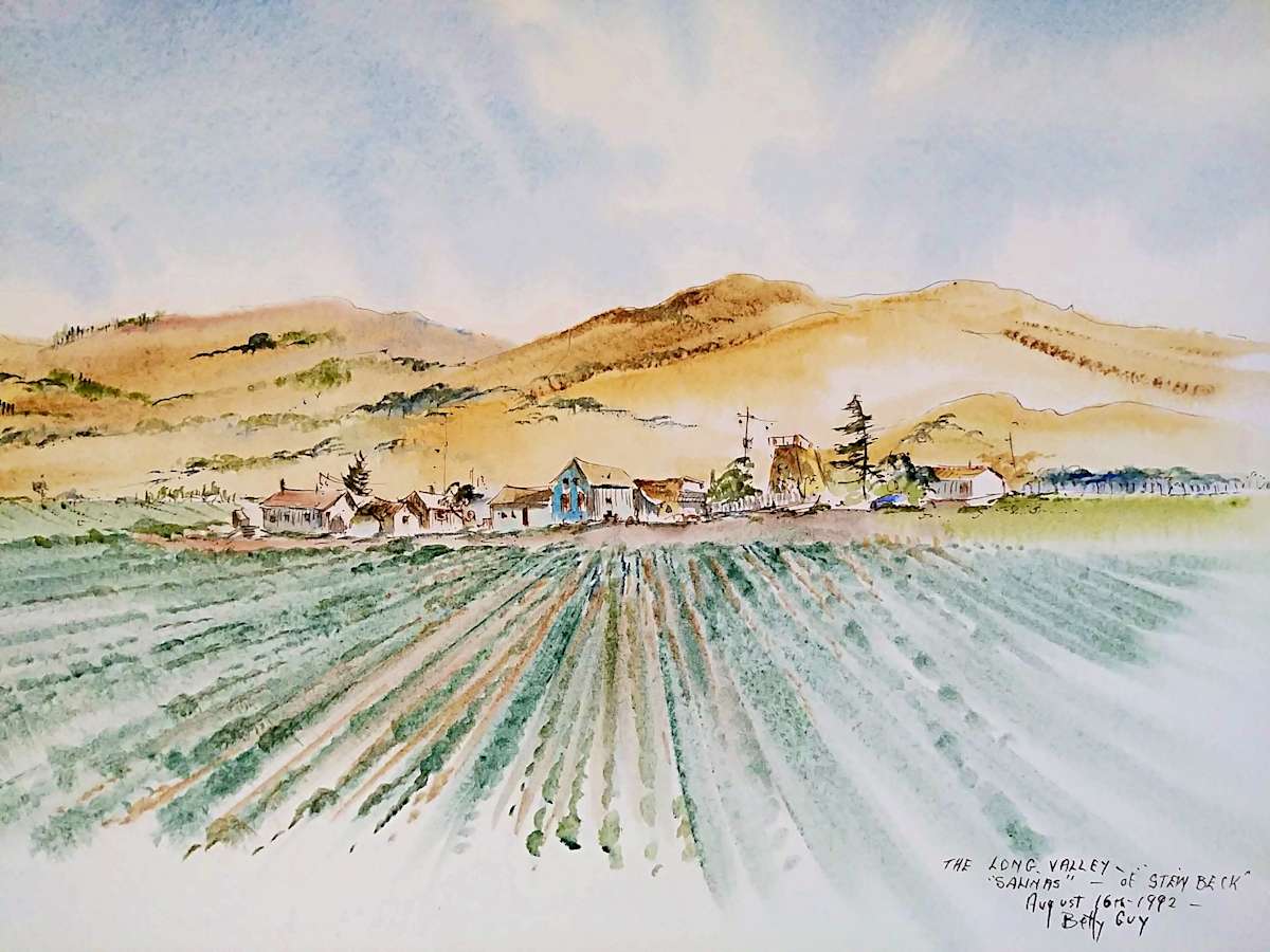 The Long Valley "Salinas" - of Steinbeck by Betty Guy 