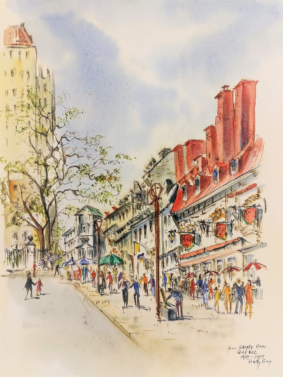 Rue Sainte Ann by Betty Guy 