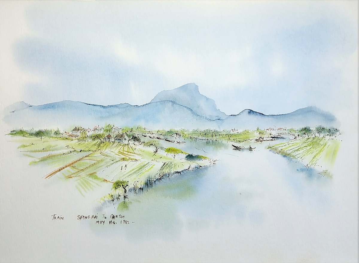 Train Shanghai to Canton by Betty Guy 
