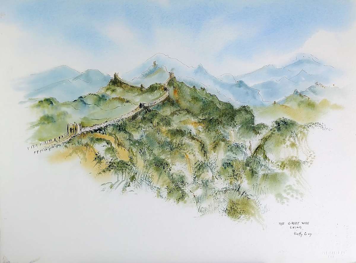 The Great Wall China by Betty Guy 