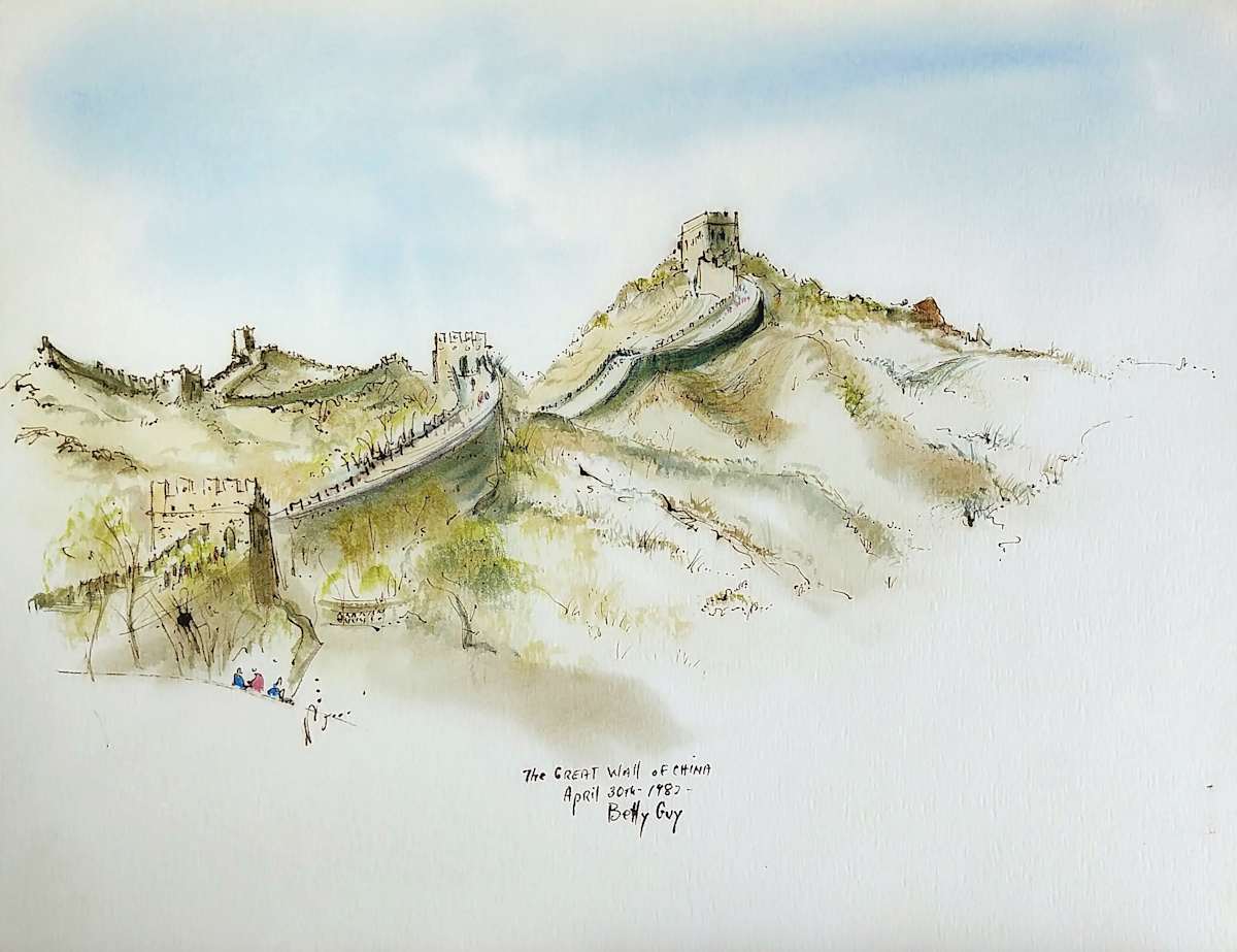 The Great Wall of China by Betty Guy 