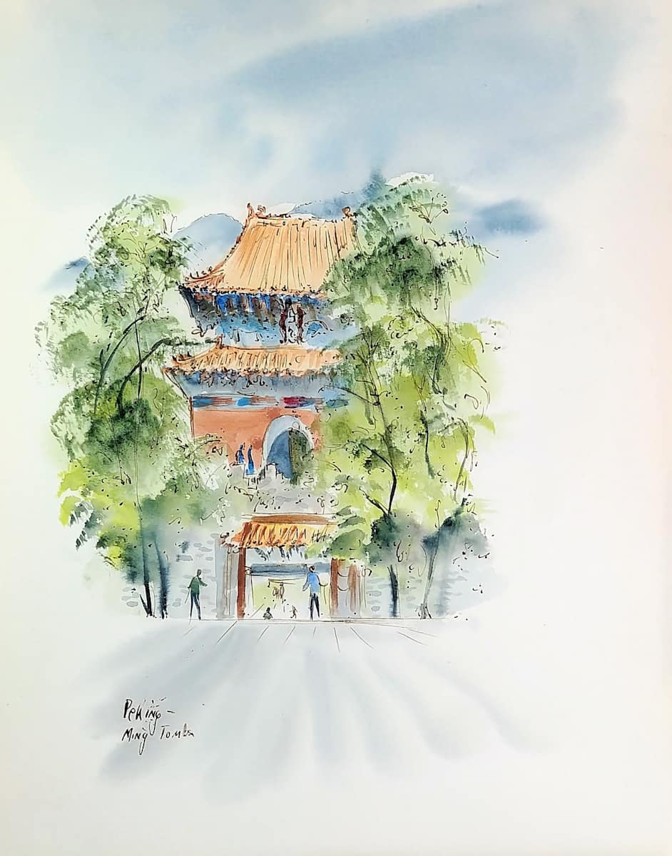 Peking Ming Tombs by Betty Guy 