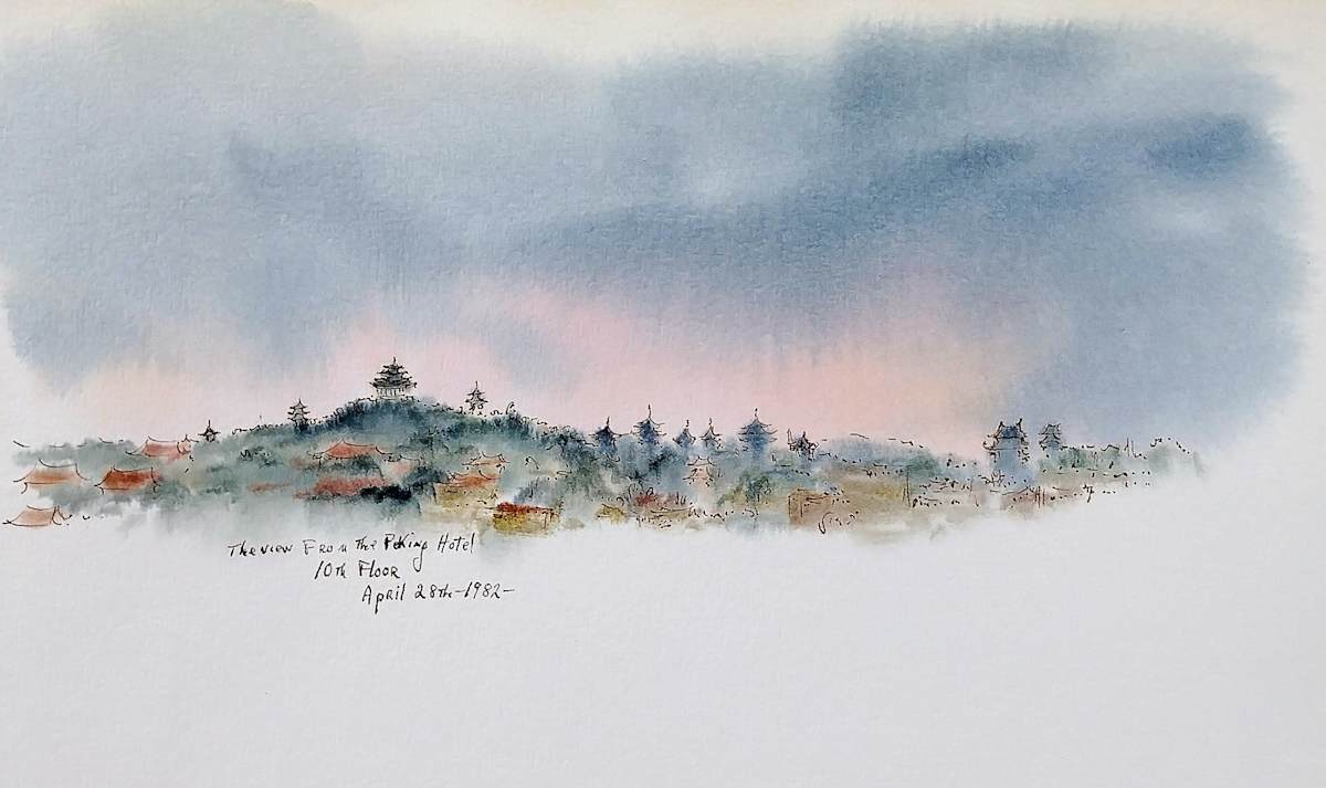 The View From the Peking Hotel 10th Floor by Betty Guy 