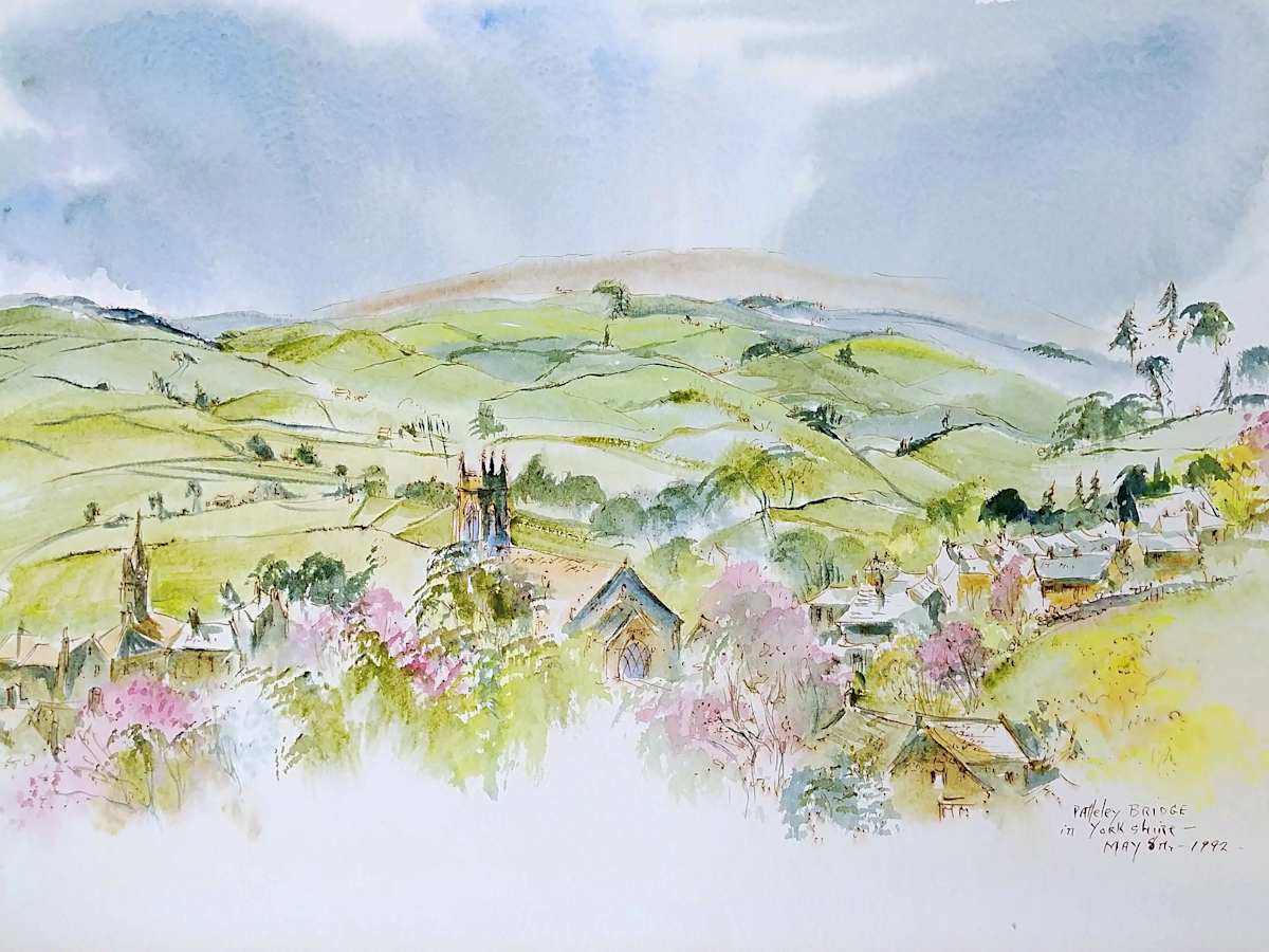 Patteley Bridge in Yorkshire by Betty Guy 