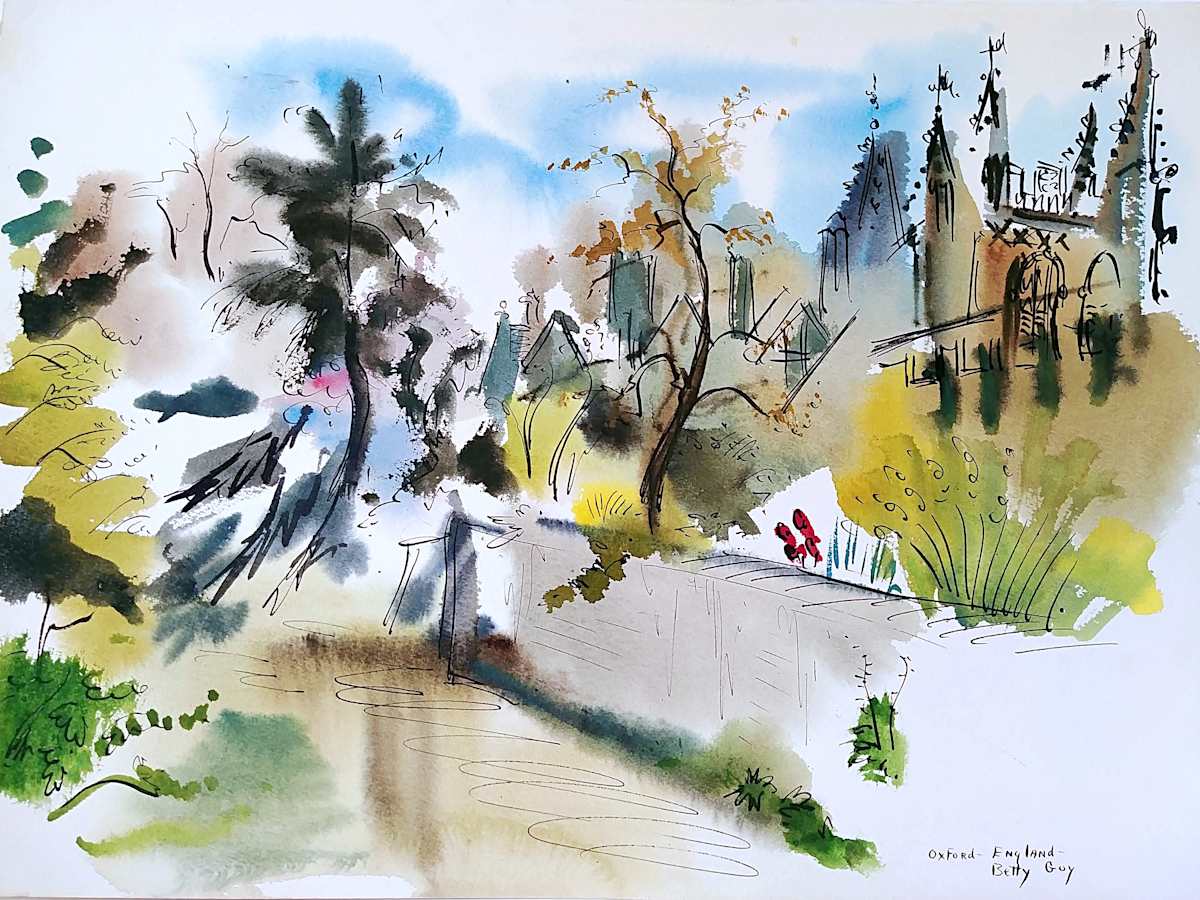 Oxford - England by Betty Guy 