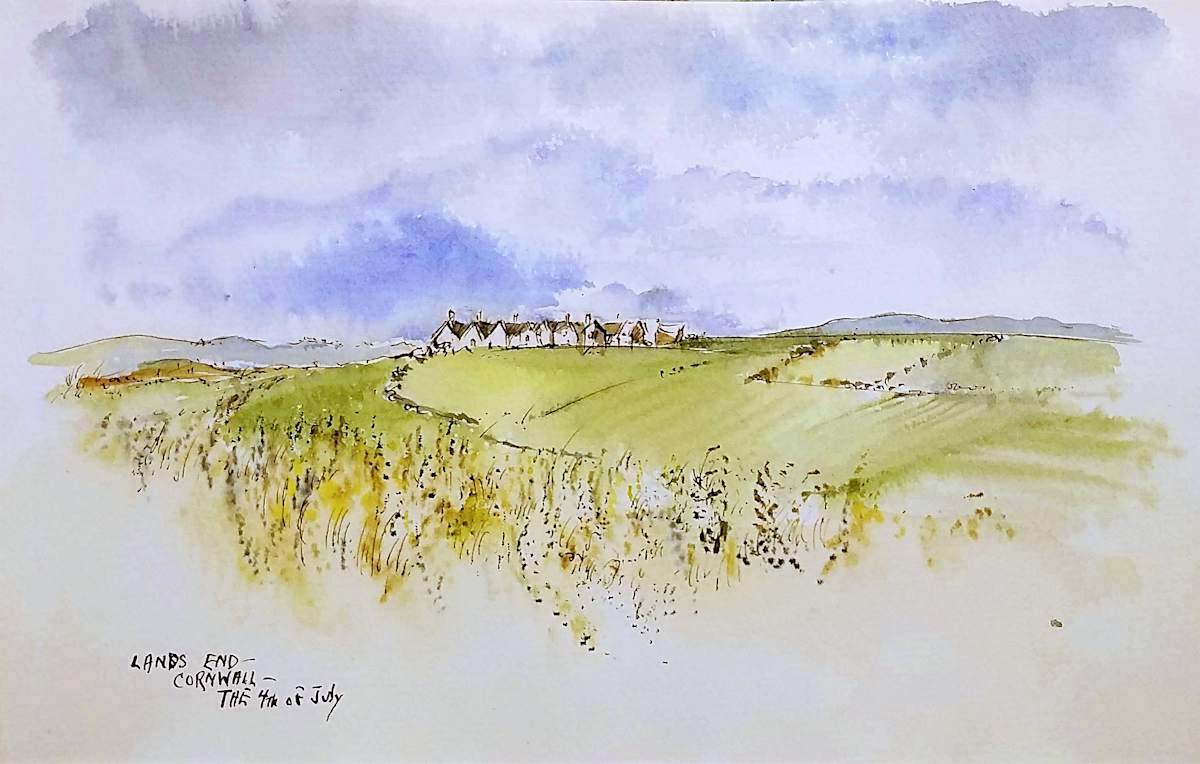Lands End Cornwall by Betty Guy 