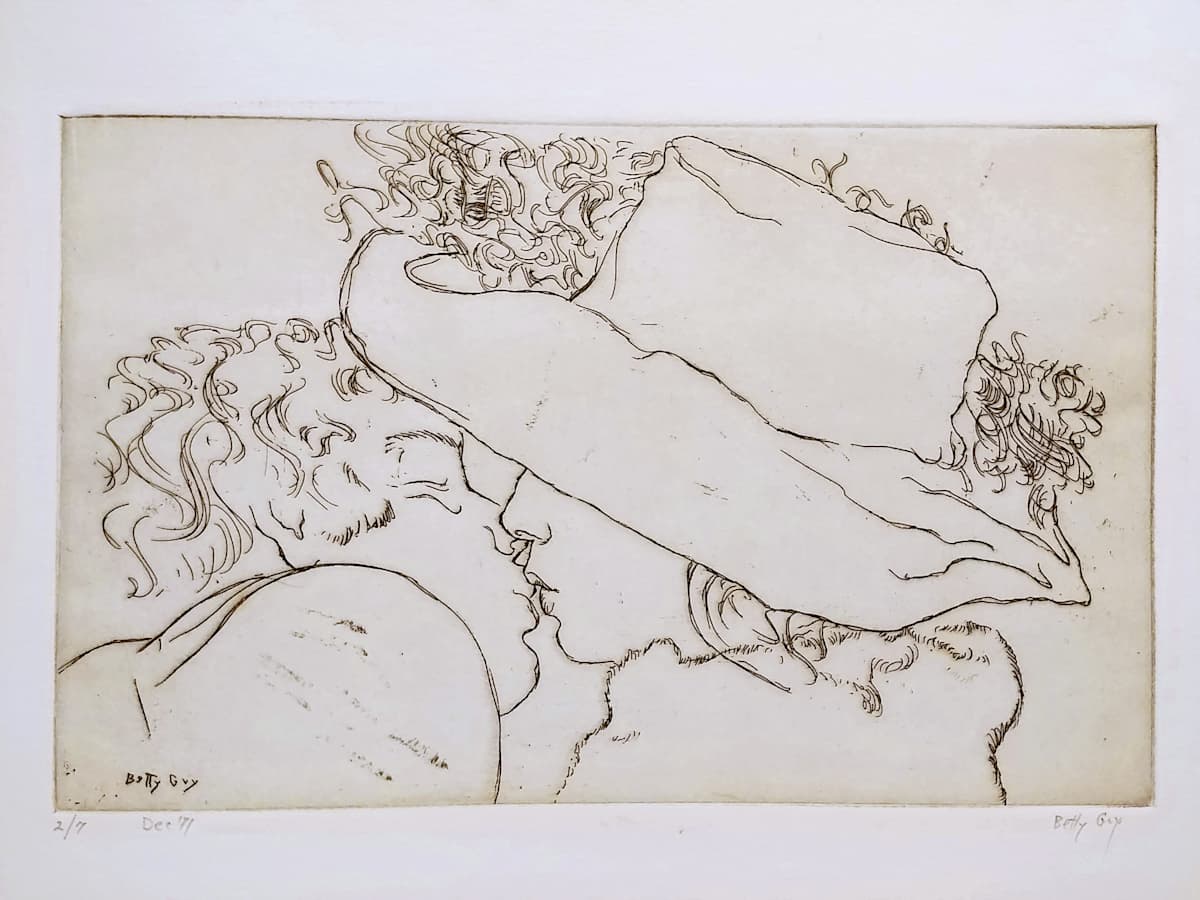 Untitled (from the series titled "Lovers") by Betty Guy 