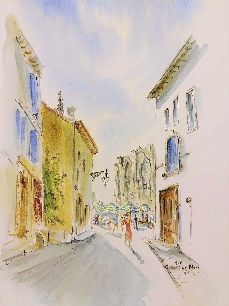 Rue Girard Le Bleu Arles by Betty Guy 