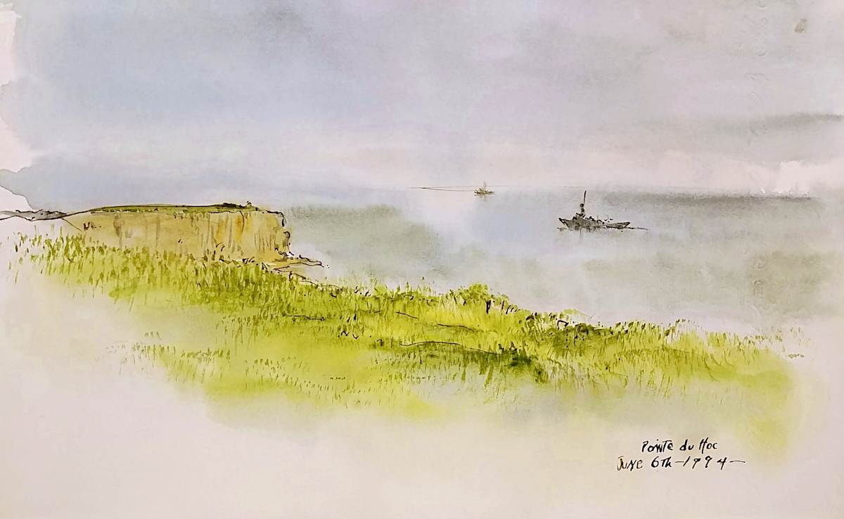 Pointe du Hoc by Betty Guy 