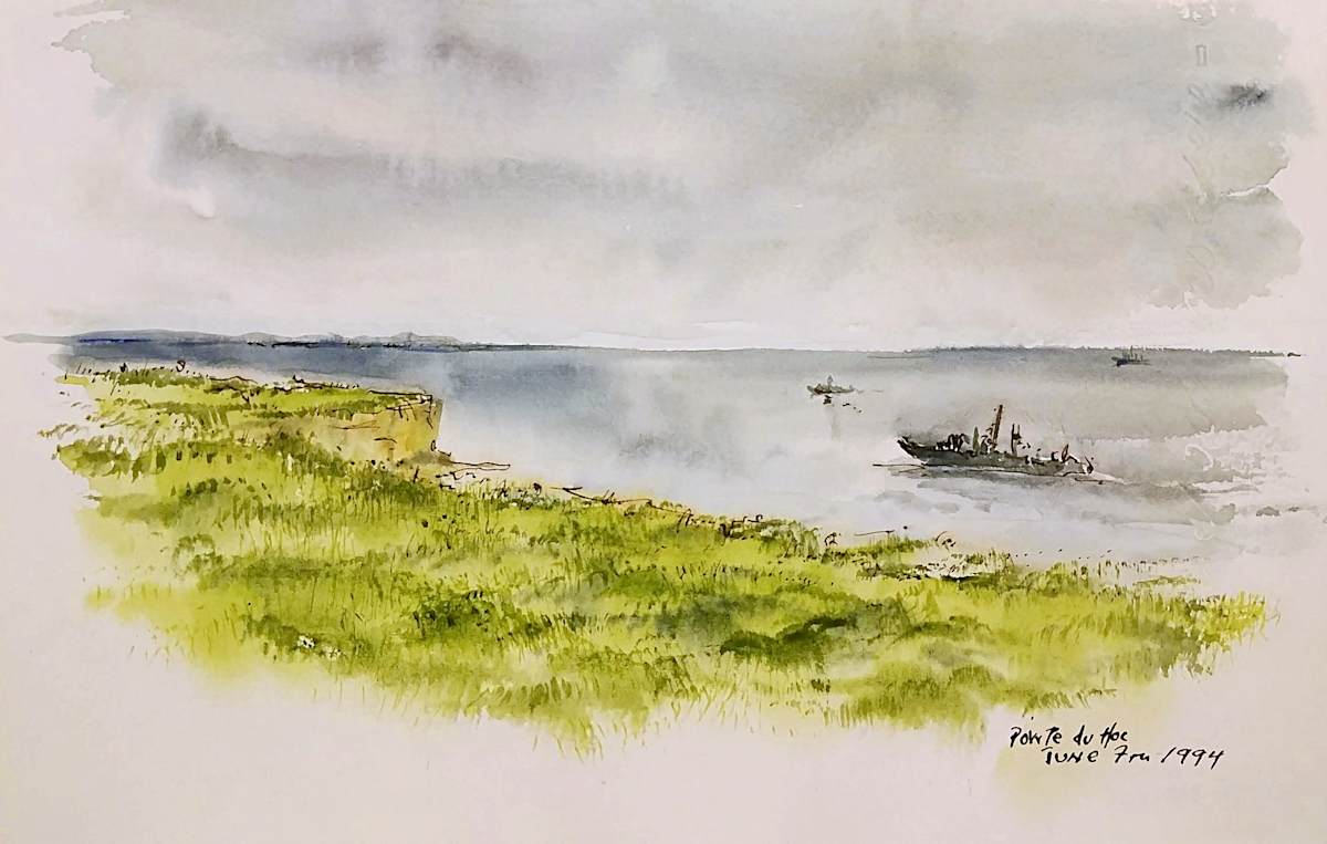 Pointe du Hoc by Betty Guy 