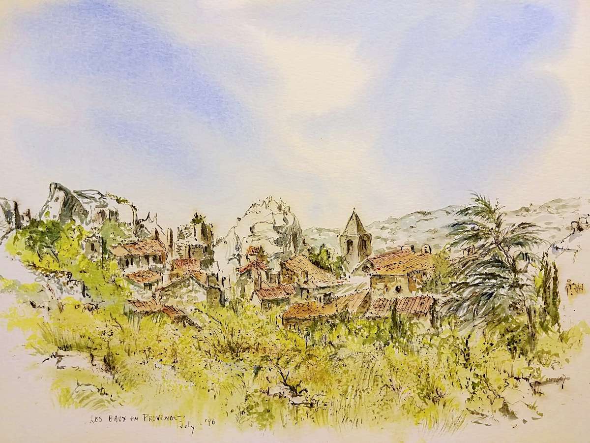 Les Baux en Provence by Betty Guy 