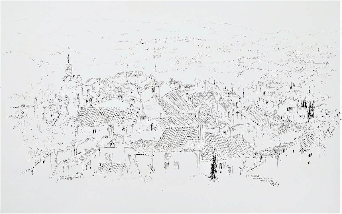 Le Barrdoux Vaucluse-Provence by Betty Guy 