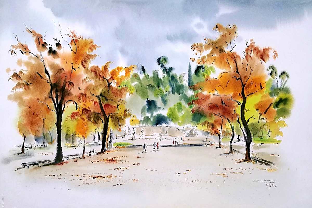 Nimes en Provence by Betty Guy 