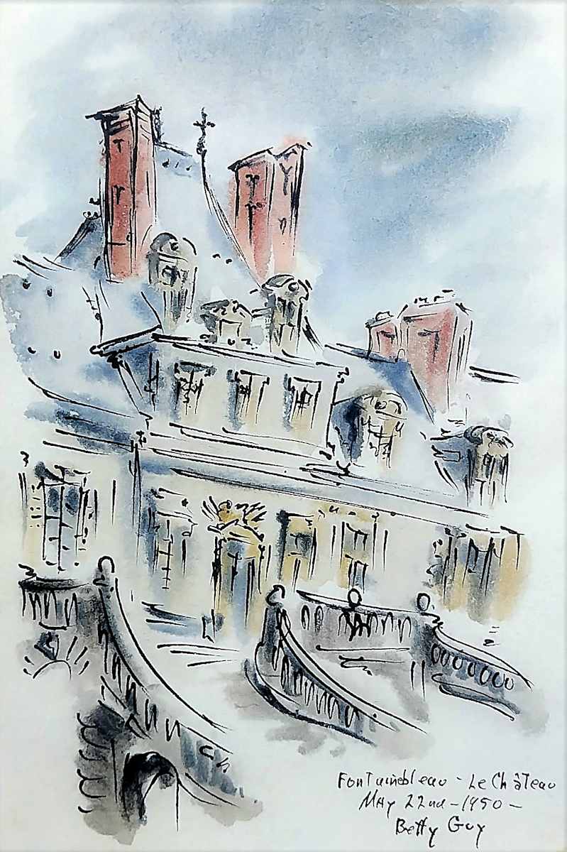 Fontainebleau - Le Chateau by Betty Guy 