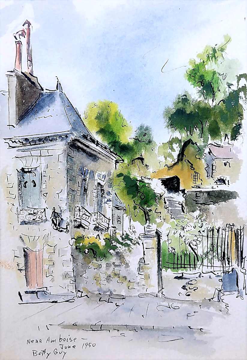 Near Amboise by Betty Guy 