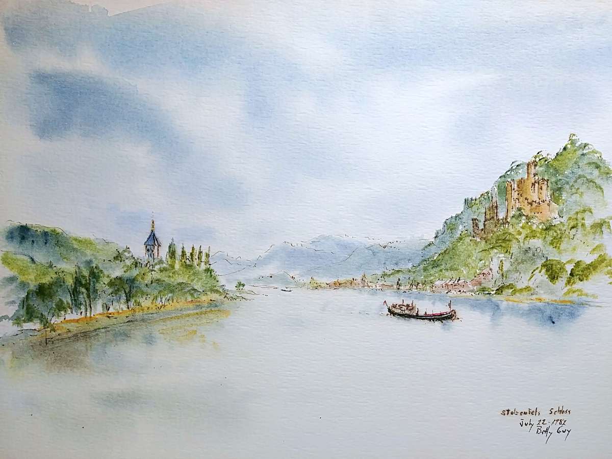 Stolzenfels Schloss by Betty Guy 