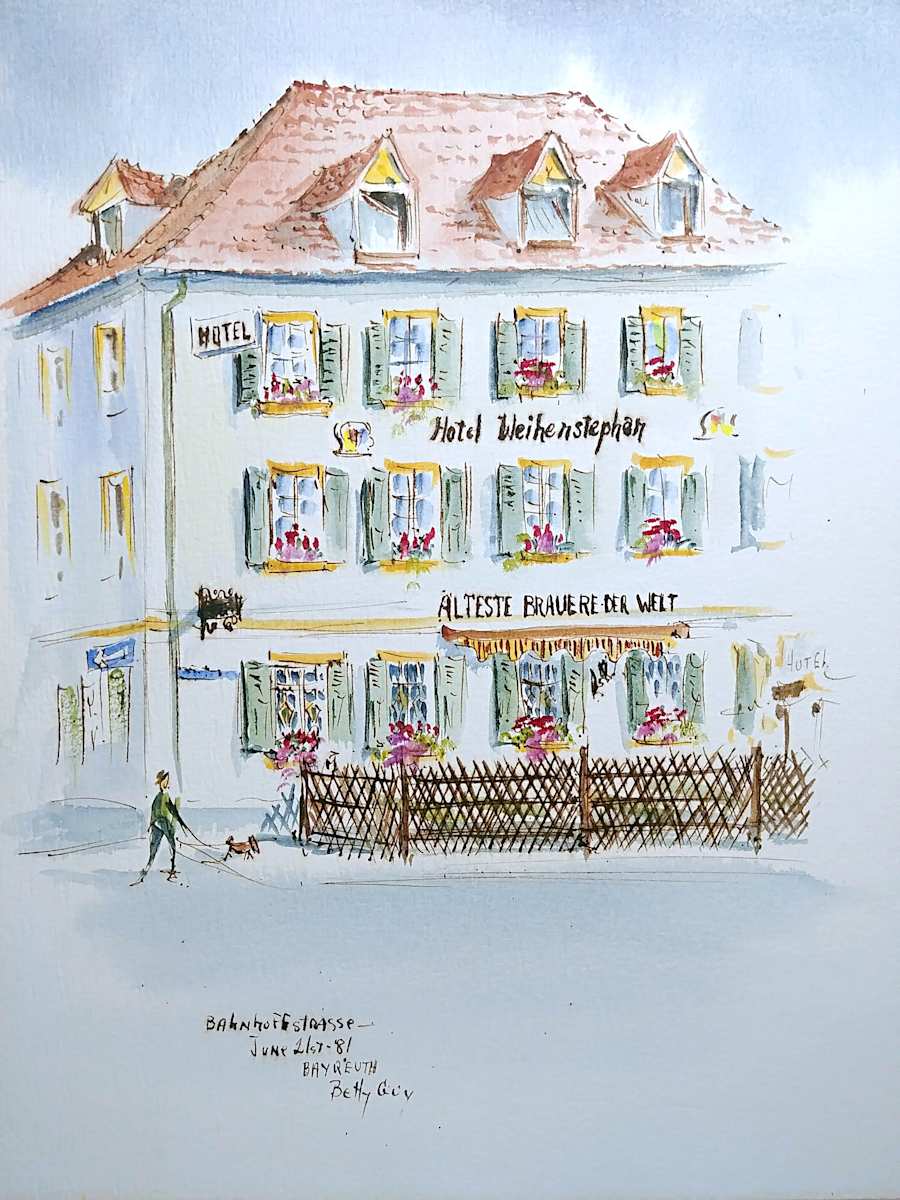Bahnhoffstrasse Bayreuth by Betty Guy 