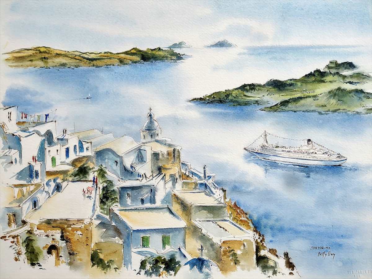 Santorini by Betty Guy, Image 1.