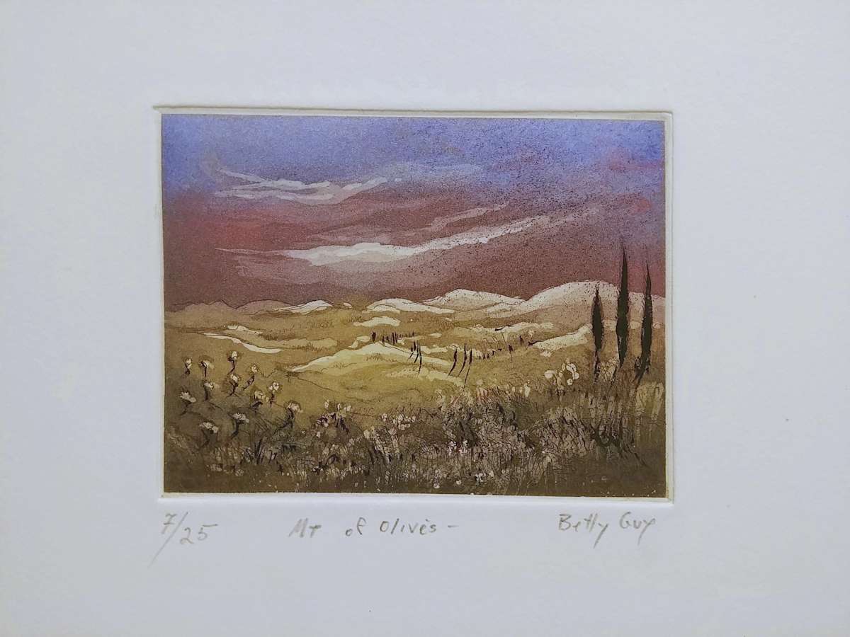 Mt of Olives by Betty Guy 