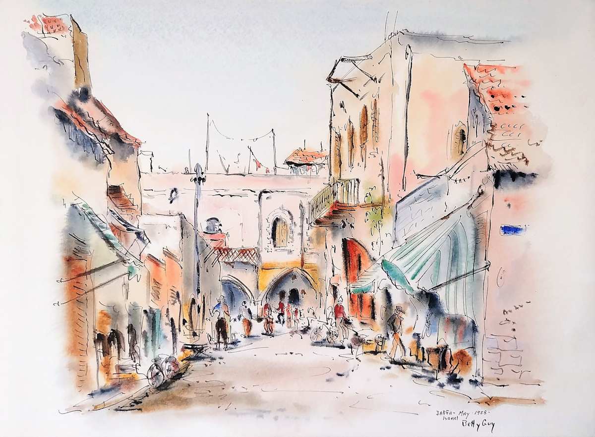 Jaffa Israel by Betty Guy 