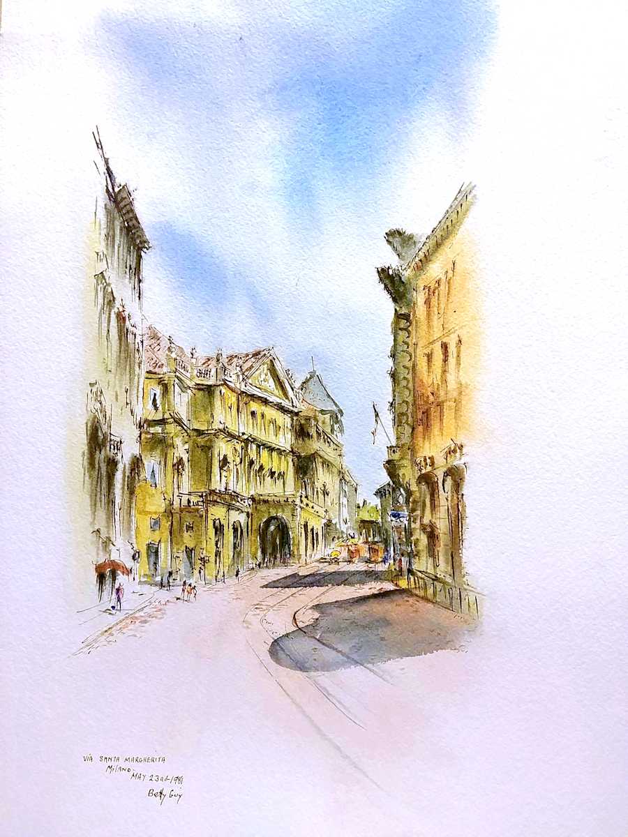 Via Santa Margherita Milano by Betty Guy 