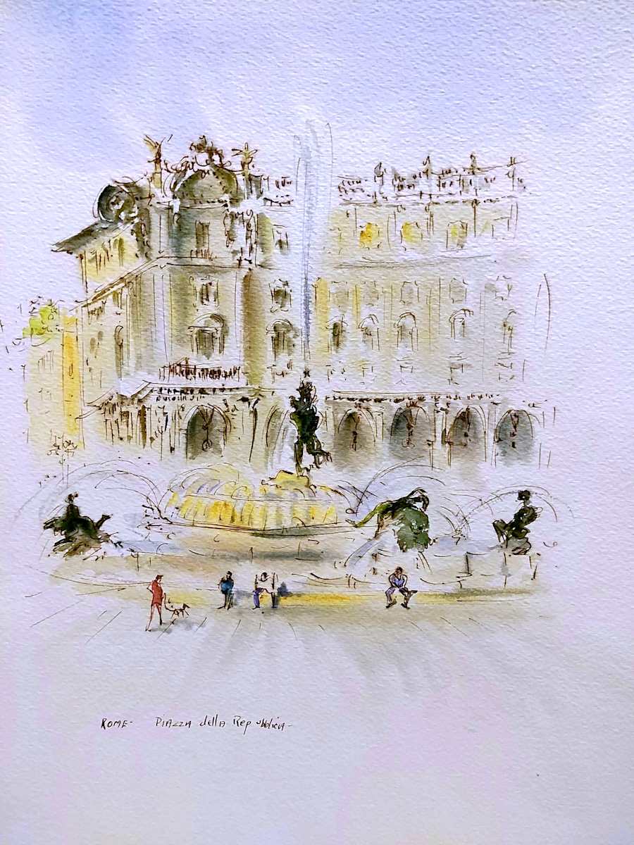 Piazza della Repubblica by Betty Guy 