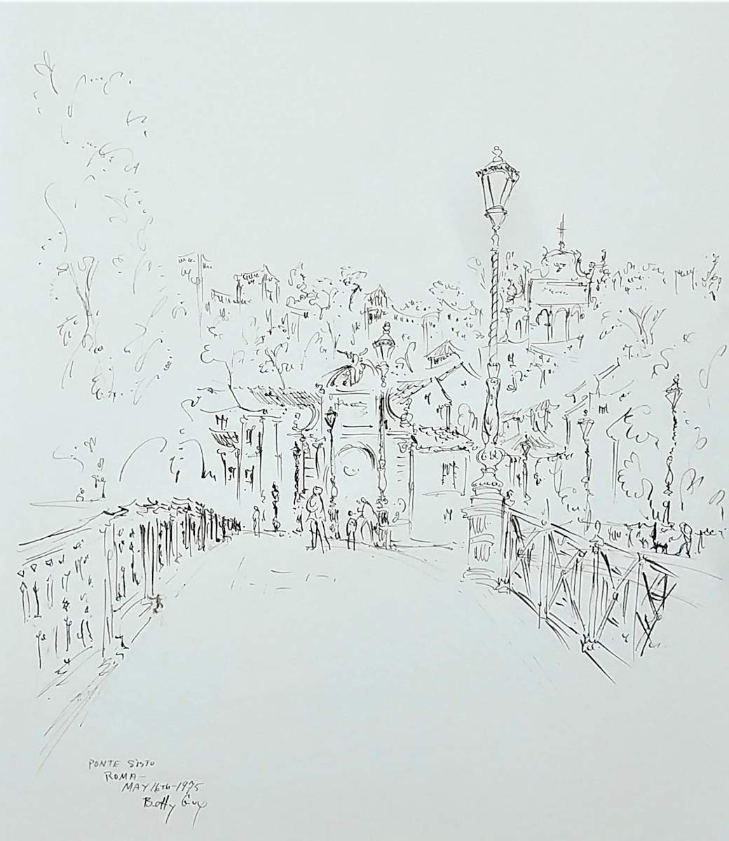 Ponte Sisto Roma by Betty Guy 