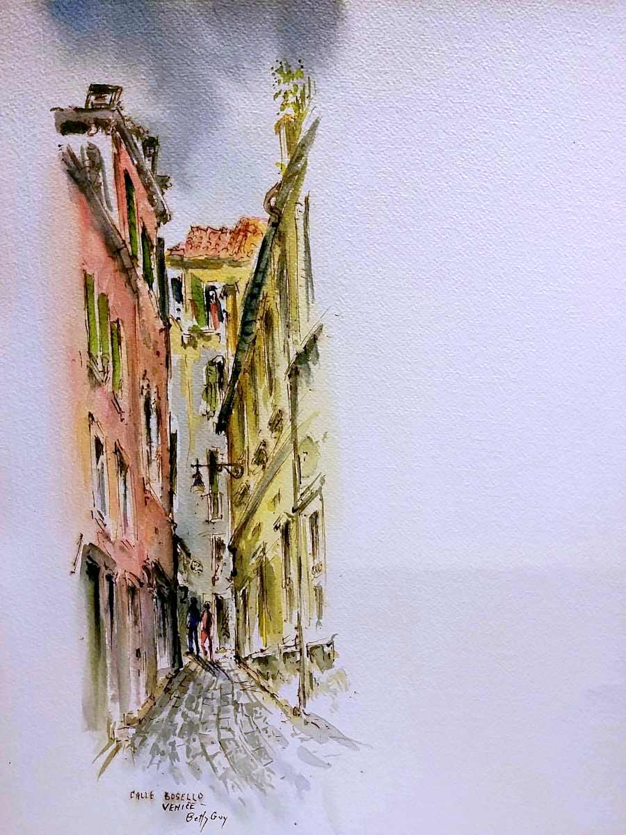 Calle Bosello Venice by Betty Guy 