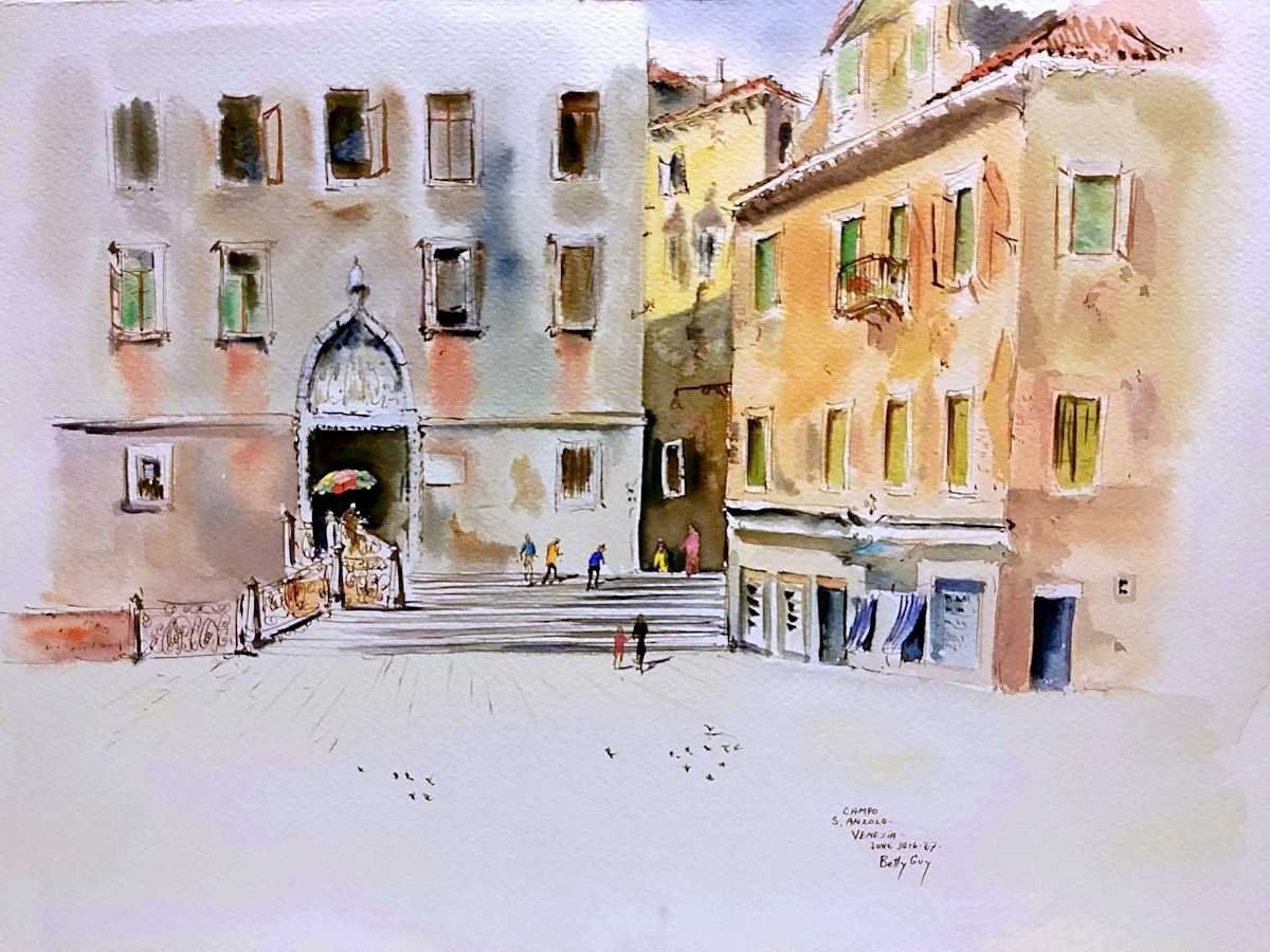 Campo S. Anzolo Venezia by Betty Guy 