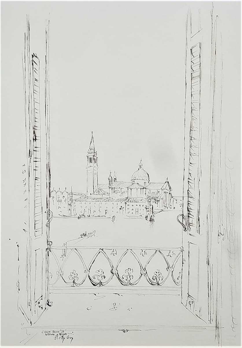From Room "37" Wildner in Venice by Betty Guy 